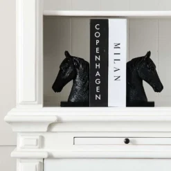 Obernai 2 Section Library White -Provincialhomeliving 6807 E