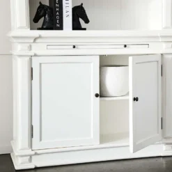 Obernai 2 Section Library White -Provincialhomeliving 6807 F