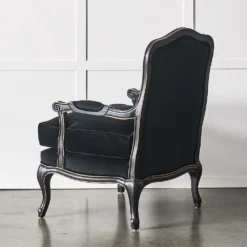 French Armchair Black -Provincialhomeliving 7059 D