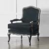 French Armchair Black 1 French Armchair Black -Provincialhomeliving 7059 aa